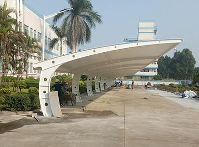 合肥膜結(jié)構(gòu)車棚如何建造？